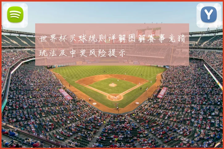 世界杯买球规则详解图解赛事竞猜玩法及中奖风险提示