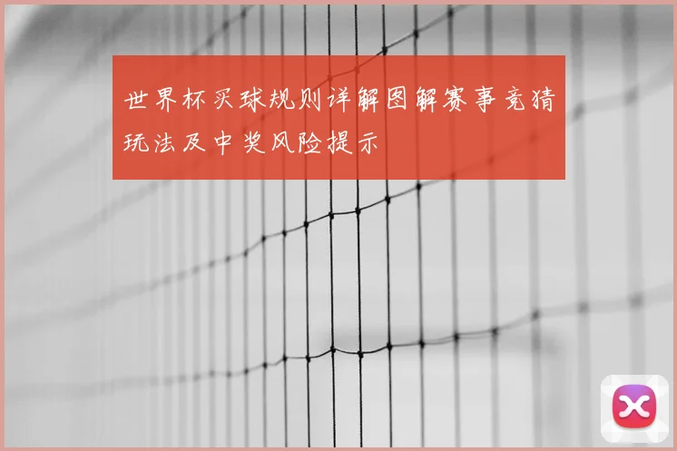 世界杯买球规则详解图解赛事竞猜玩法及中奖风险提示